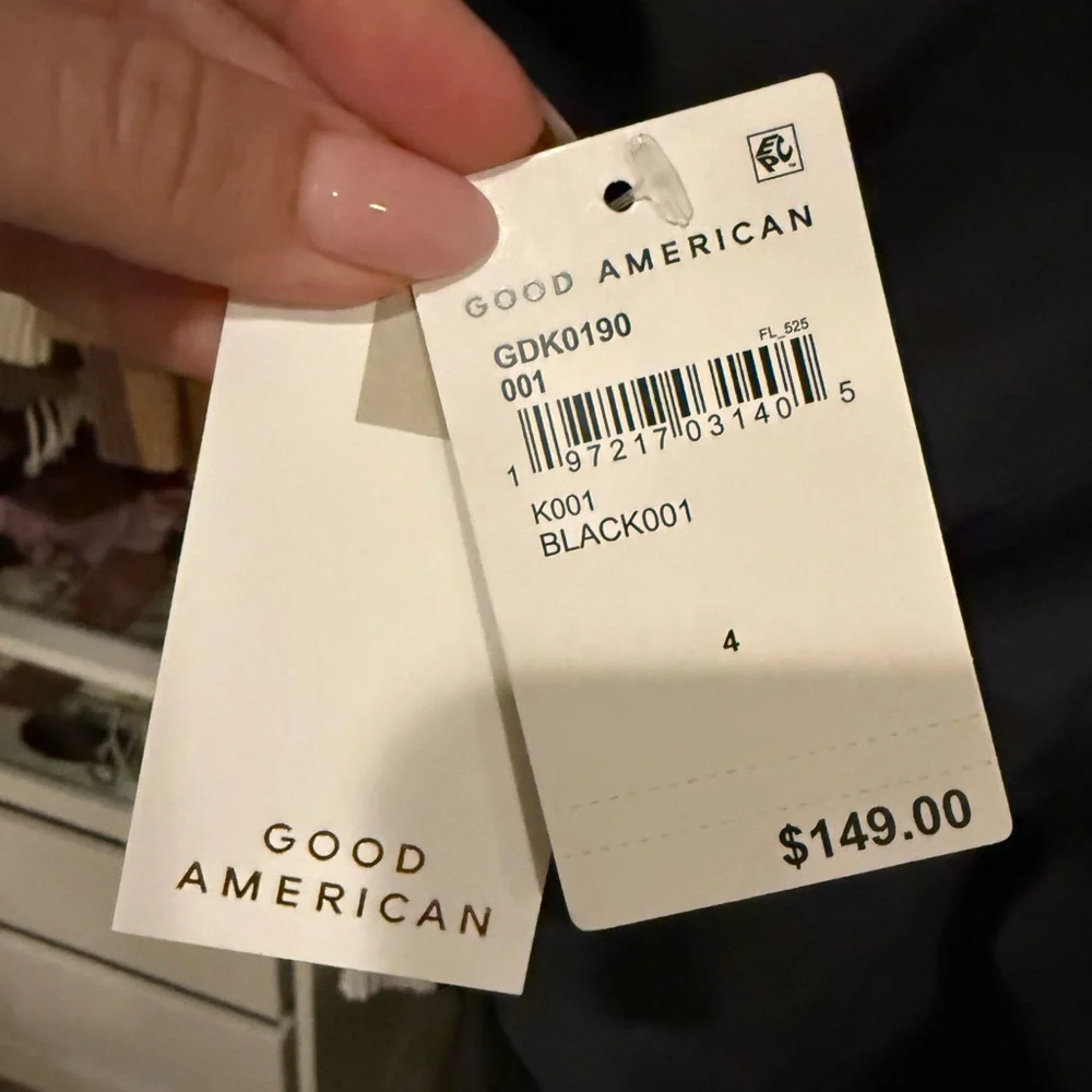 Good American Ruched Satin Slip Dress in size XL *NWT* - Picture 4 of 5